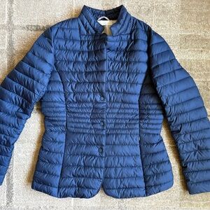 Le Streghe Women's Lightweight Quilted Jacket - Navy Size Medium